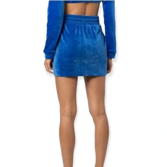 NWT ADIDAS X JEREMY SCOTT VELOUR SKIRT, SMALL - Picture 3 of 9